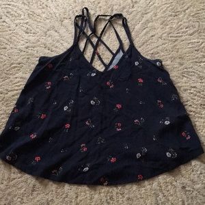 Hollister Floral Tank Top